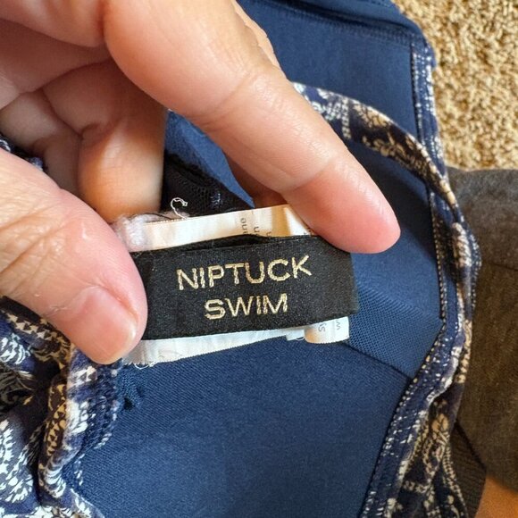 Niptuck Porcelain Joanne Twist Front Design Tummy Control One Piece Suit - Picture 5 of 6